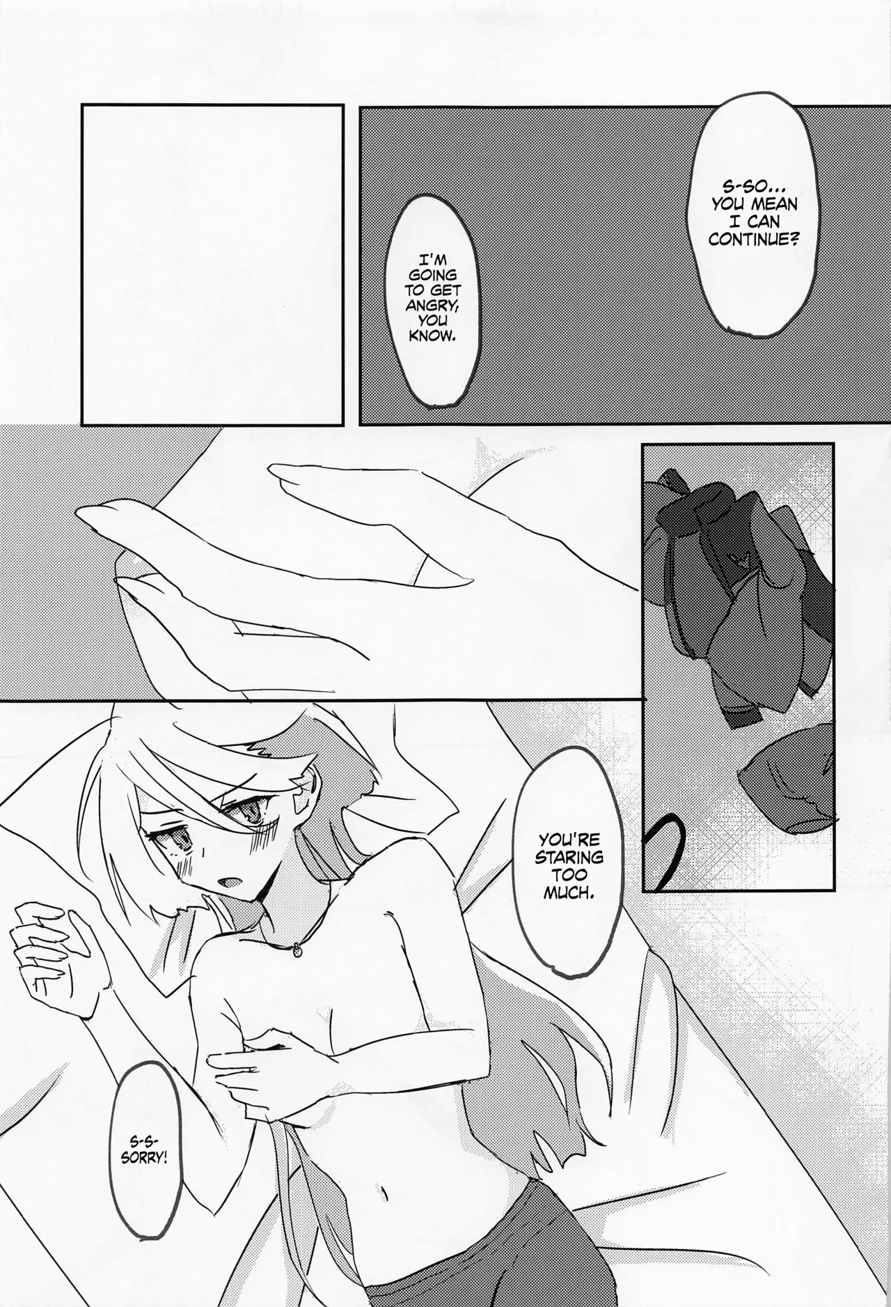 (C101) [tigeregit (Tora)]Hen na Koto Kinshi | No Intimacy Allowed(Mobile Suit Gundam the Witch from Mercury) [English] [Castle TL] Page 12