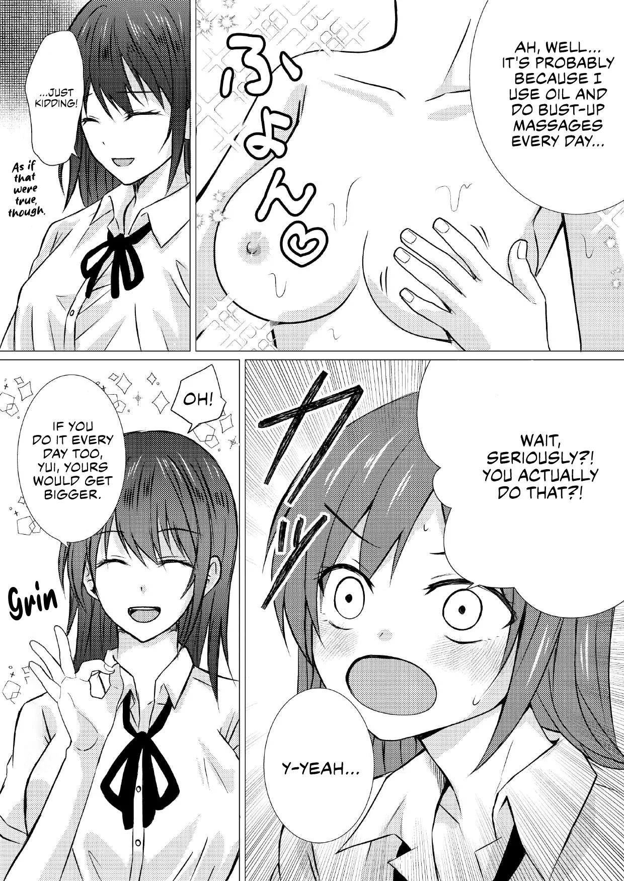 [Toukibi Batake de Tsukamaete (Toukibi)]Doukyuusei to Ecchi na Les Massage | Erotic Lesbian Massage with a Classmate[English] [Castle TL] Page 6
