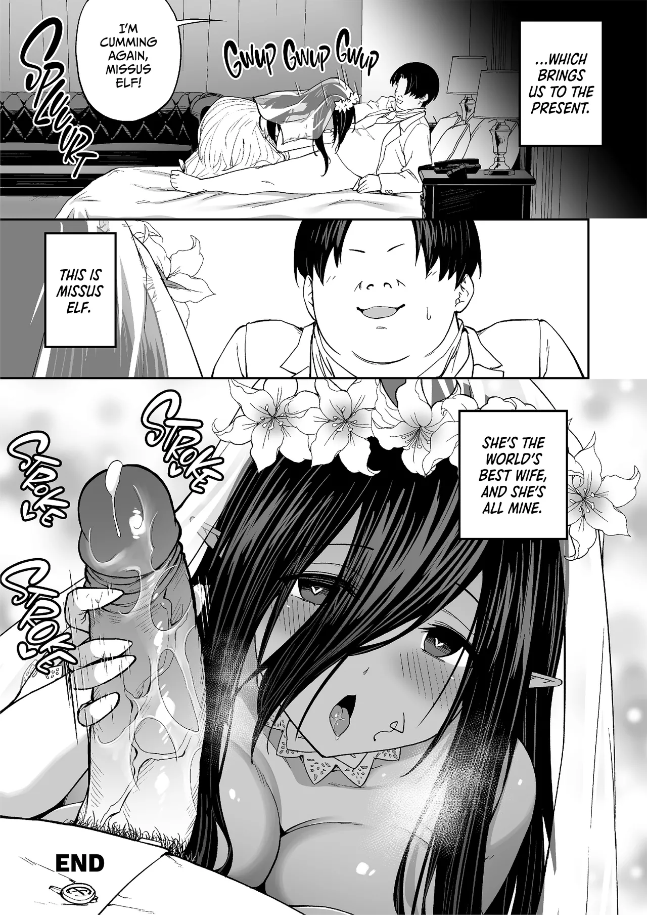[Takurowo-dou (Takurowo)]Mugon Muhyoujou no Kasshoku Elf, Rental Shitemasu + Gojitsudan | Rent-an-Elf + Afterstory[English] Page 36