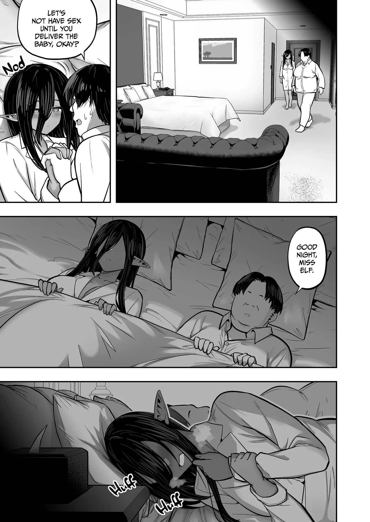 [Takurowo-dou (Takurowo)]Mugon Muhyoujou no Kasshoku Elf, Rental Shitemasu + Gojitsudan | Rent-an-Elf + Afterstory[English] Page 54