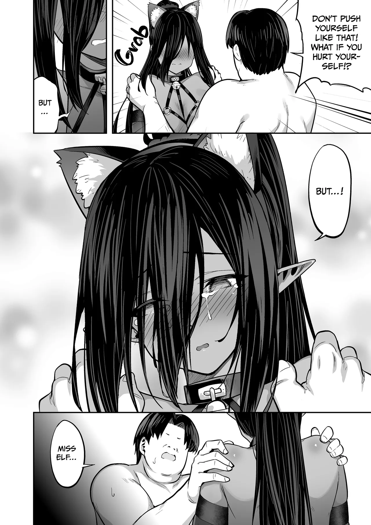 [Takurowo-dou (Takurowo)]Mugon Muhyoujou no Kasshoku Elf, Rental Shitemasu + Gojitsudan | Rent-an-Elf + Afterstory[English] Page 59