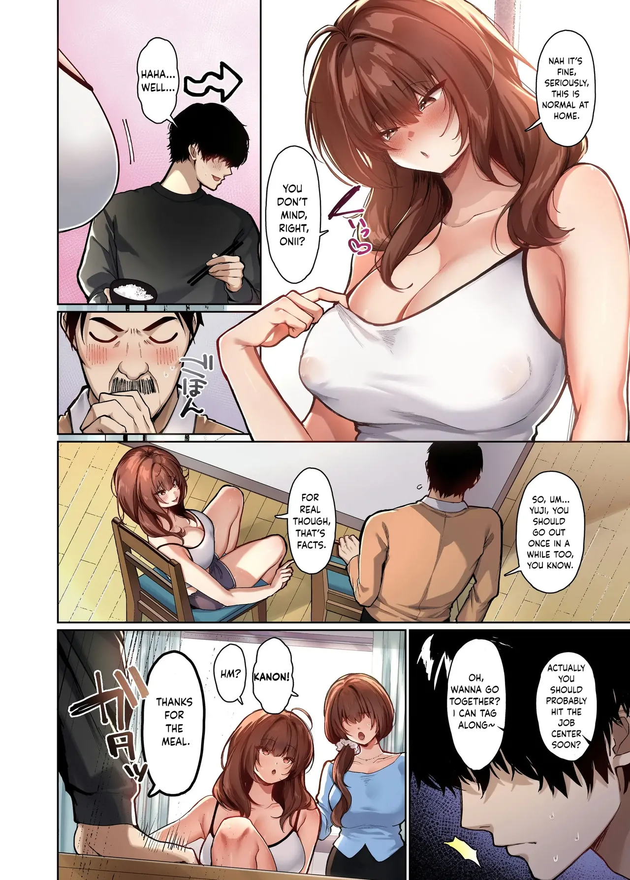 [Seika Kairaku Shoten (Kawasaki)]Kyorikan ga Bagutteru Gimai ga Isshou Icharabu Shitekuru[English] [Kumoku] [Digital] Page 4