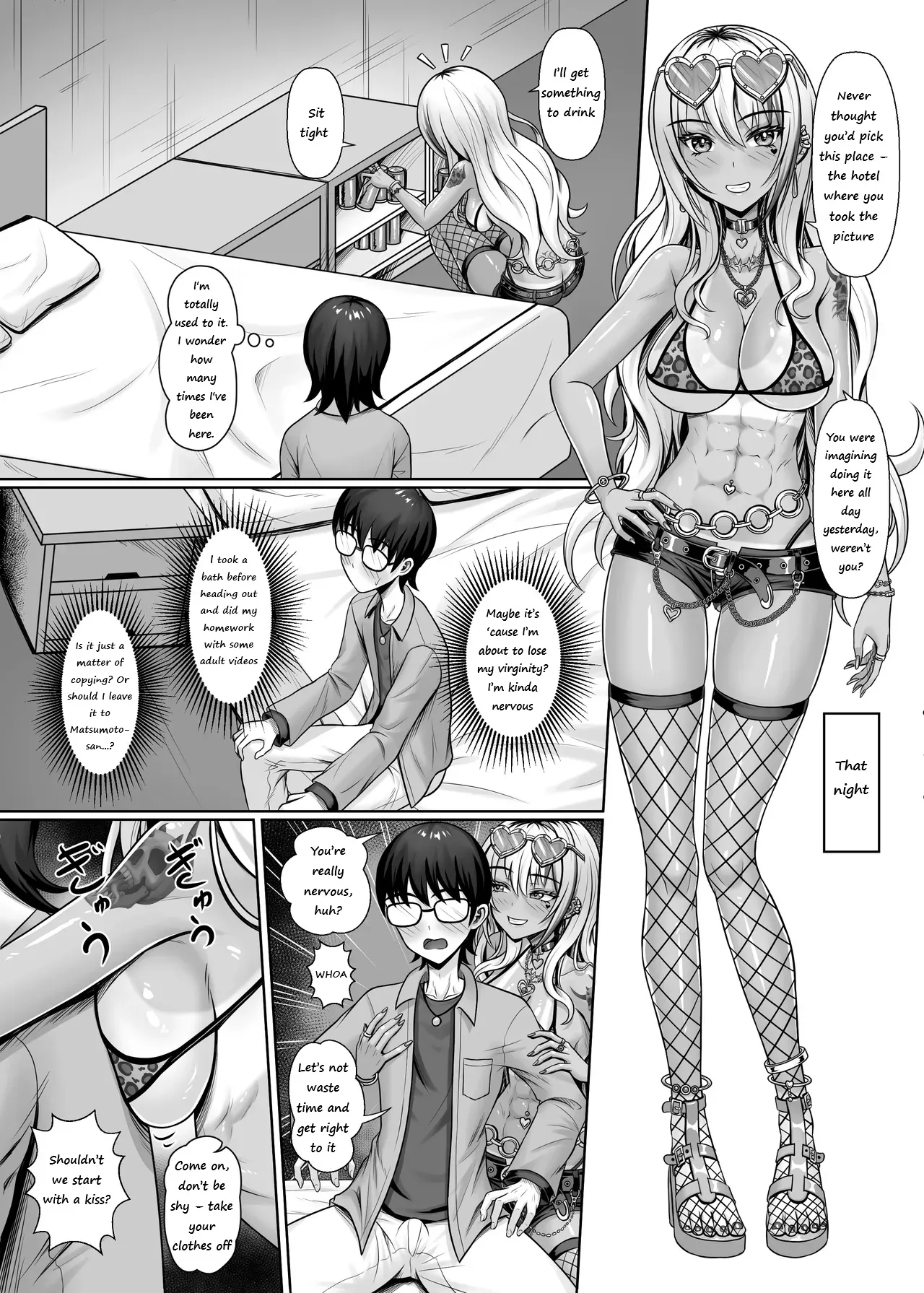 [Shokushu in the deep sea (Tako Seijin)]Class no Kuro Gal to Pakopako | Fucking With the Class’s Dark-Skinned Gyaru[English] Page 22