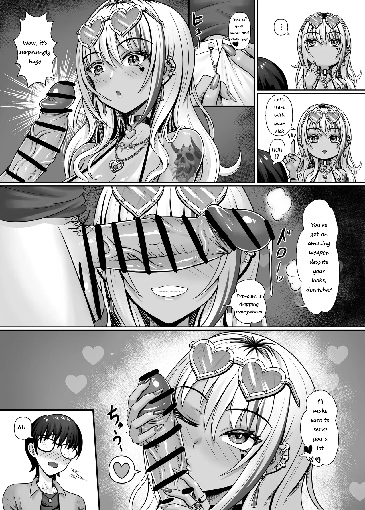 [Shokushu in the deep sea (Tako Seijin)]Class no Kuro Gal to Pakopako | Fucking With the Class’s Dark-Skinned Gyaru[English] Page 23
