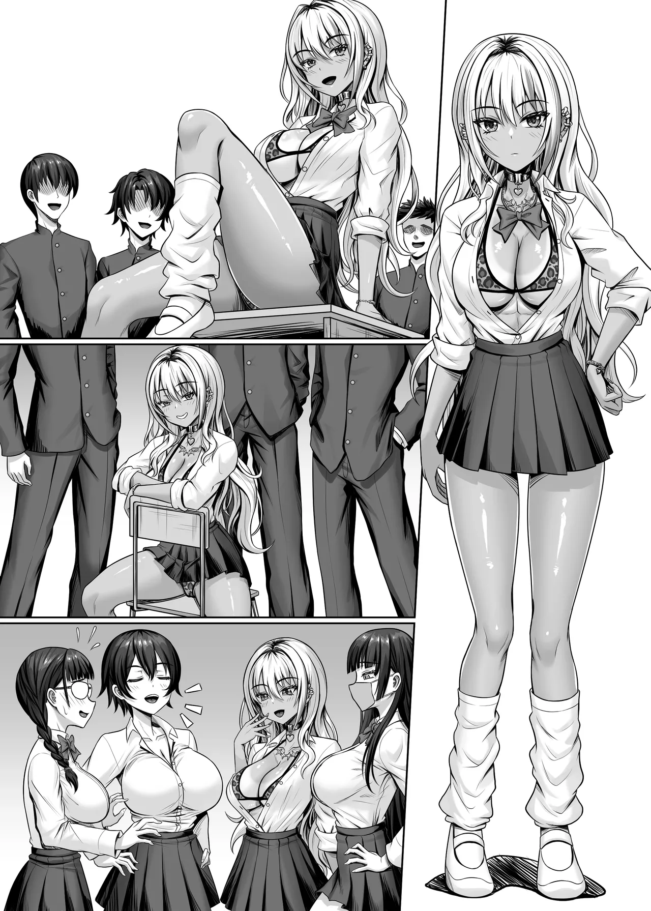 [Shokushu in the deep sea (Tako Seijin)]Class no Kuro Gal to Pakopako | Fucking With the Class’s Dark-Skinned Gyaru[English] Page 47
