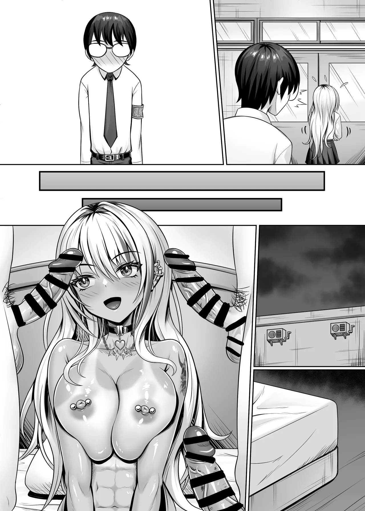 [Shokushu in the deep sea (Tako Seijin)]Class no Kuro Gal to Pakopako | Fucking With the Class’s Dark-Skinned Gyaru[English] Page 52