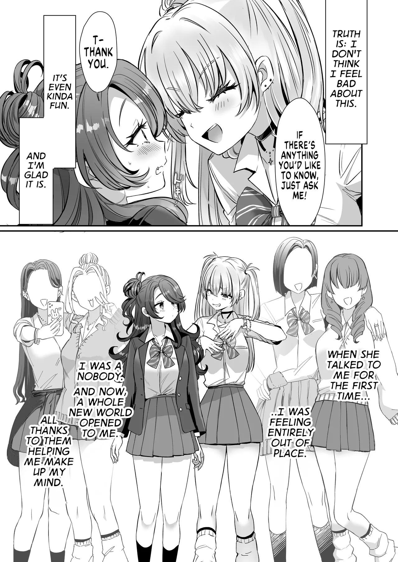 [ZUZUZU (Kamiya Zuzu)]Asa Okitara Onnanoko ni Natta "InCha no Boku" ga Gyaru ni Naru Made | How Waking Up as a Girl has Turned me from a Gloomy Guy into a Gyaru[English] [GTF] [Digital] Page 15