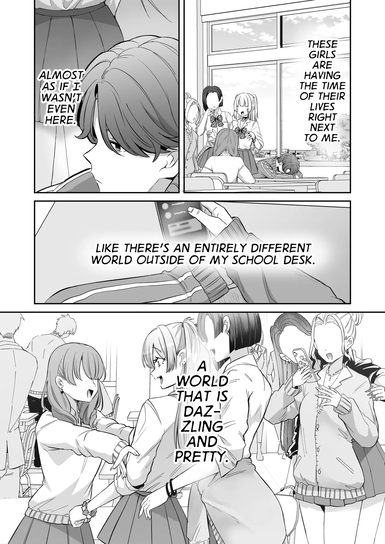 [ZUZUZU (Kamiya Zuzu)]Asa Okitara Onnanoko ni Natta "InCha no Boku" ga Gyaru ni Naru Made | How Waking Up as a Girl has Turned me from a Gloomy Guy into a Gyaru[English] [GTF] [Digital] Page 3