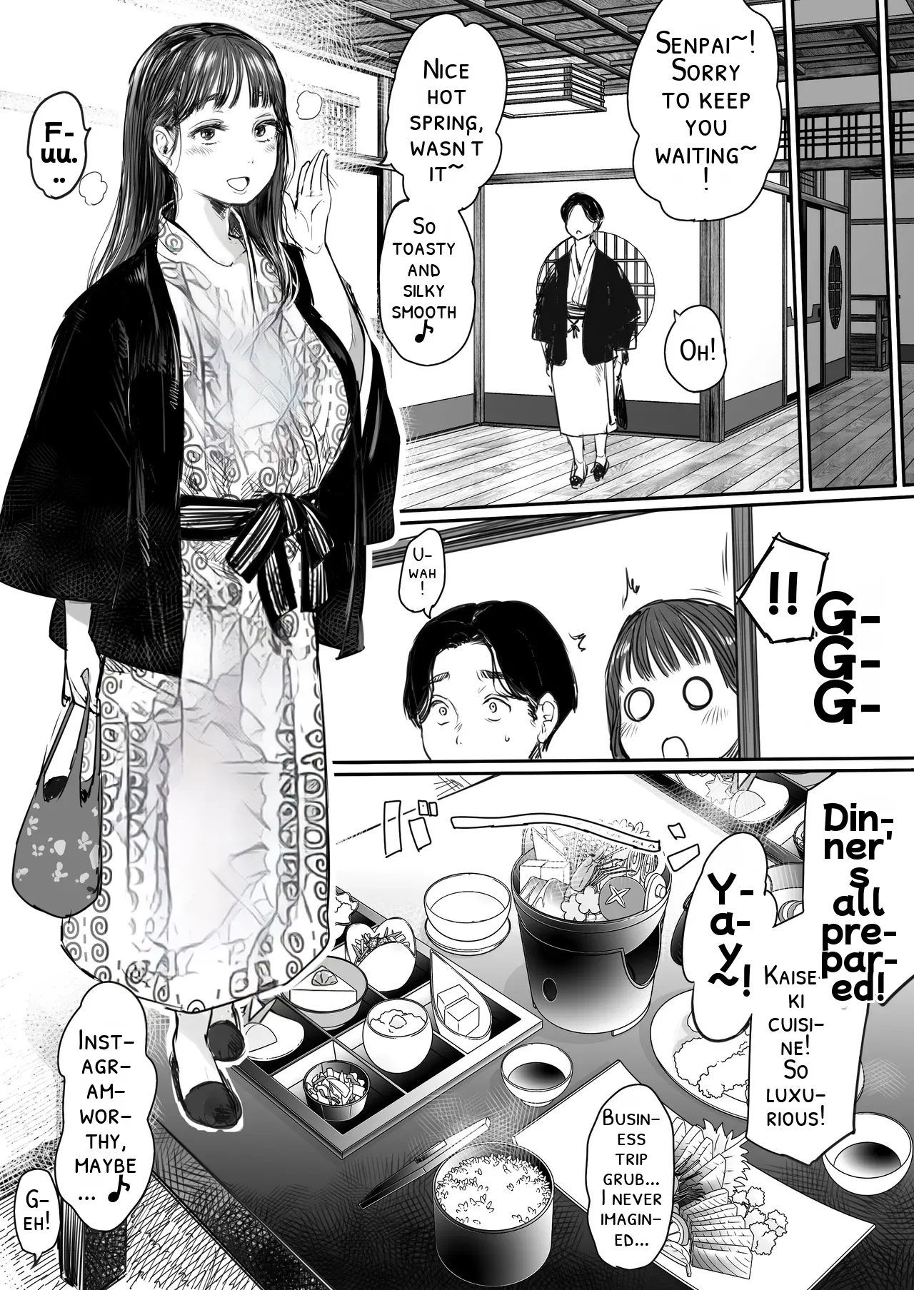 [Ookami Shoujo Dan (Mukoujima Tenro)]Shucchou, Kouhai to Aibeya. Yukishi Nure Hada ni Shiboritsukusareta Yoru[English] [DNTA] Page 13