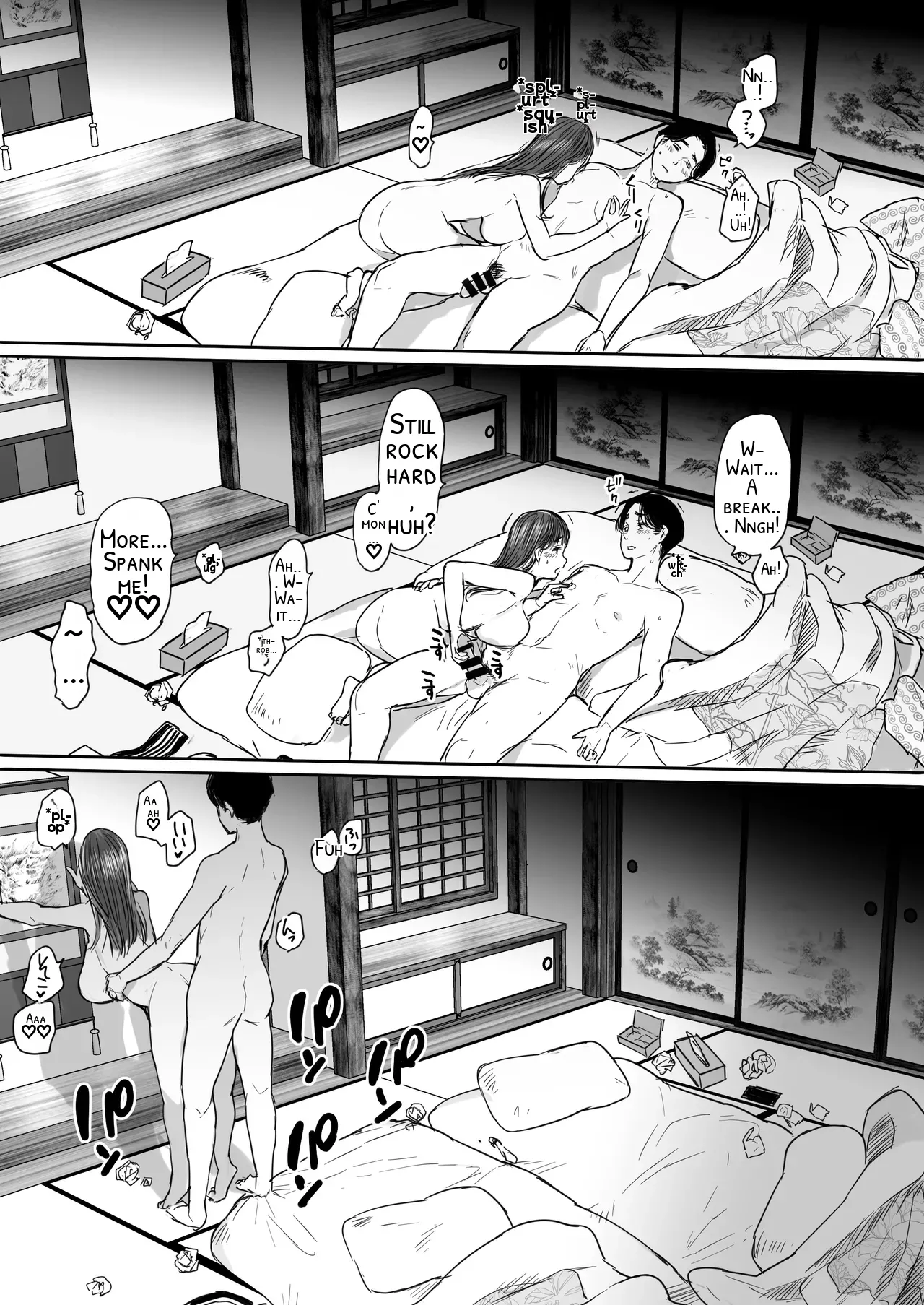 [Ookami Shoujo Dan (Mukoujima Tenro)]Shucchou, Kouhai to Aibeya. Yukishi Nure Hada ni Shiboritsukusareta Yoru[English] [DNTA] Page 61