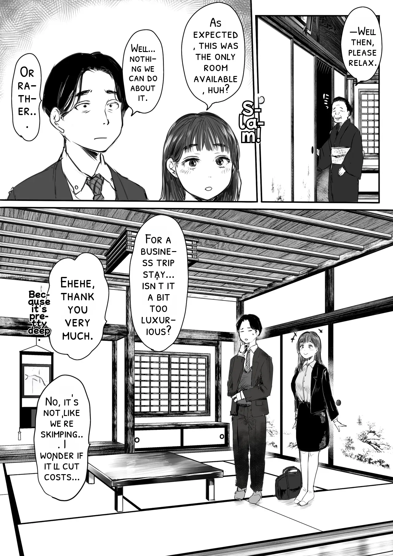 [Ookami Shoujo Dan (Mukoujima Tenro)]Shucchou, Kouhai to Aibeya. Yukishi Nure Hada ni Shiboritsukusareta Yoru[English] [DNTA] Page 9