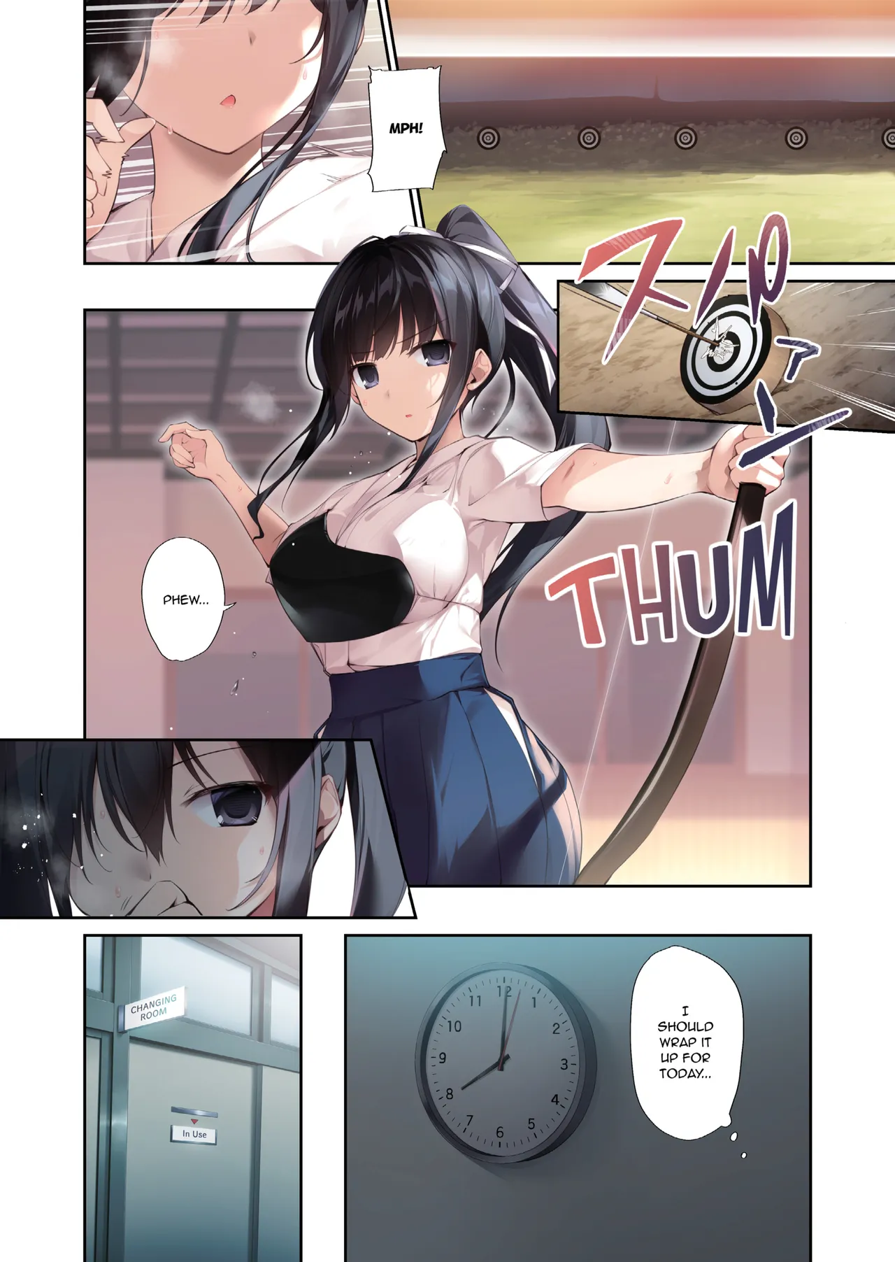 [KAROMIX (karory]Pure Slut Miko Senpai 2 -Harem Summer-[English] [Denpasoft] Page 11