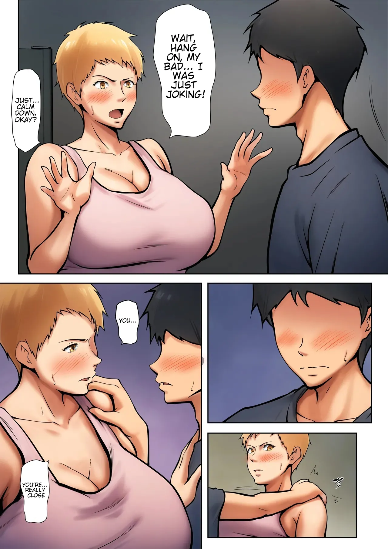 [Pentacle (Shimipan)]Giri no Oyako ga Doukyou Shitereba Kitto kou | If stepmother and stepson lived together, it would be something like this.[English] [WaterKujo] Page 25