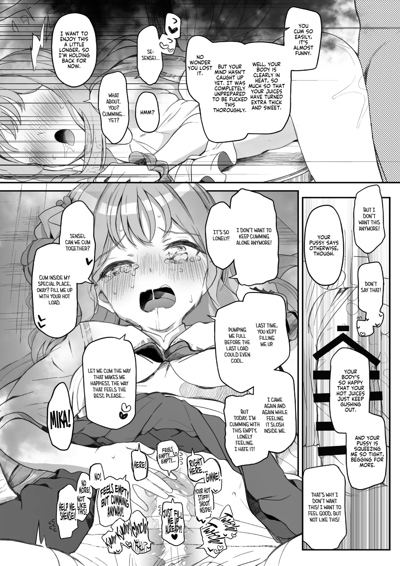 [Trick-color (Kirii Nao)]Tenshi de Warui Ko DEAREST(Blue Archive) [English] [Tea Party Scans] [Digital] Page 17
