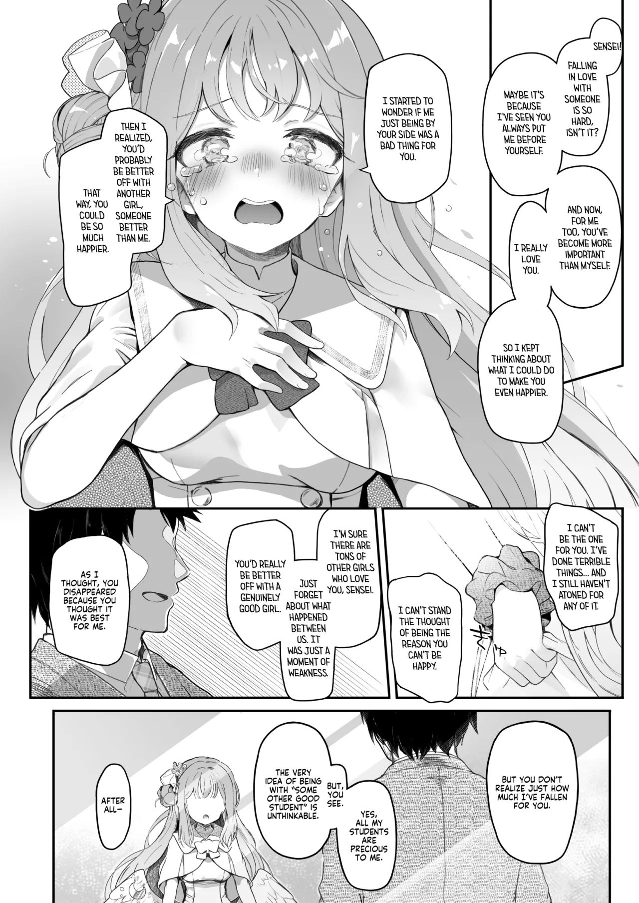 [Trick-color (Kirii Nao)]Tenshi de Warui Ko DEAREST(Blue Archive) [English] [Tea Party Scans] [Digital] Page 9