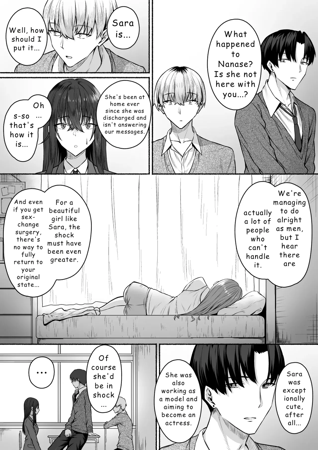 [Potato Usushio]Gal to Boku ga Seibetsu Gyakuten Mesu ni Mezameru Boku[English] [Hydranoid] Page 14