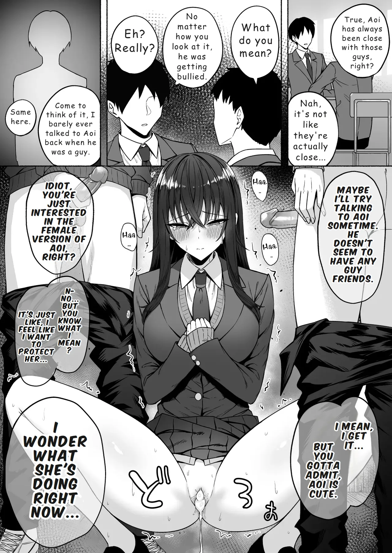 [Potato Usushio]Gal to Boku ga Seibetsu Gyakuten Mesu ni Mezameru Boku[English] [Hydranoid] Page 43
