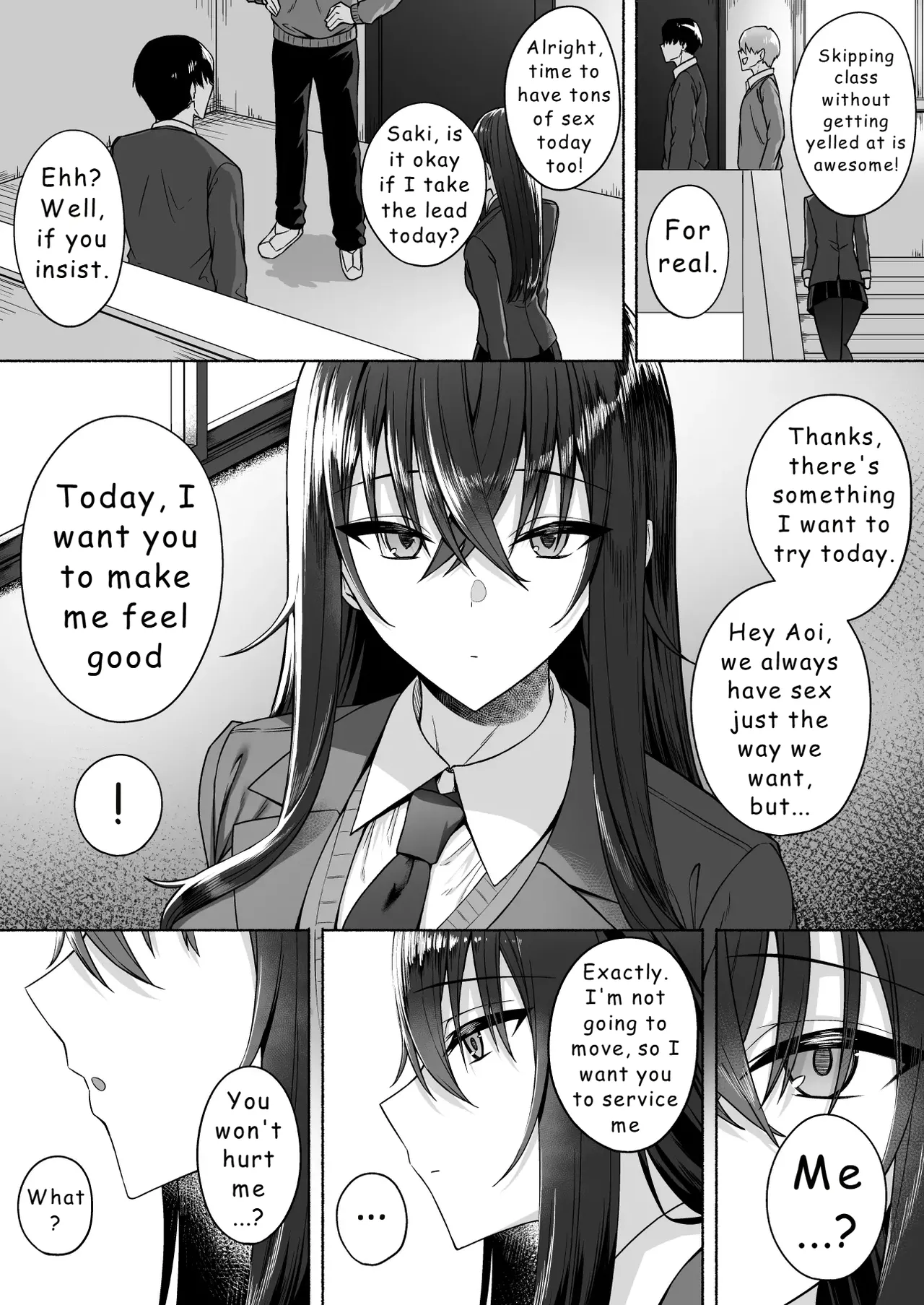 [Potato Usushio]Gal to Boku ga Seibetsu Gyakuten Mesu ni Mezameru Boku[English] [Hydranoid] Page 45