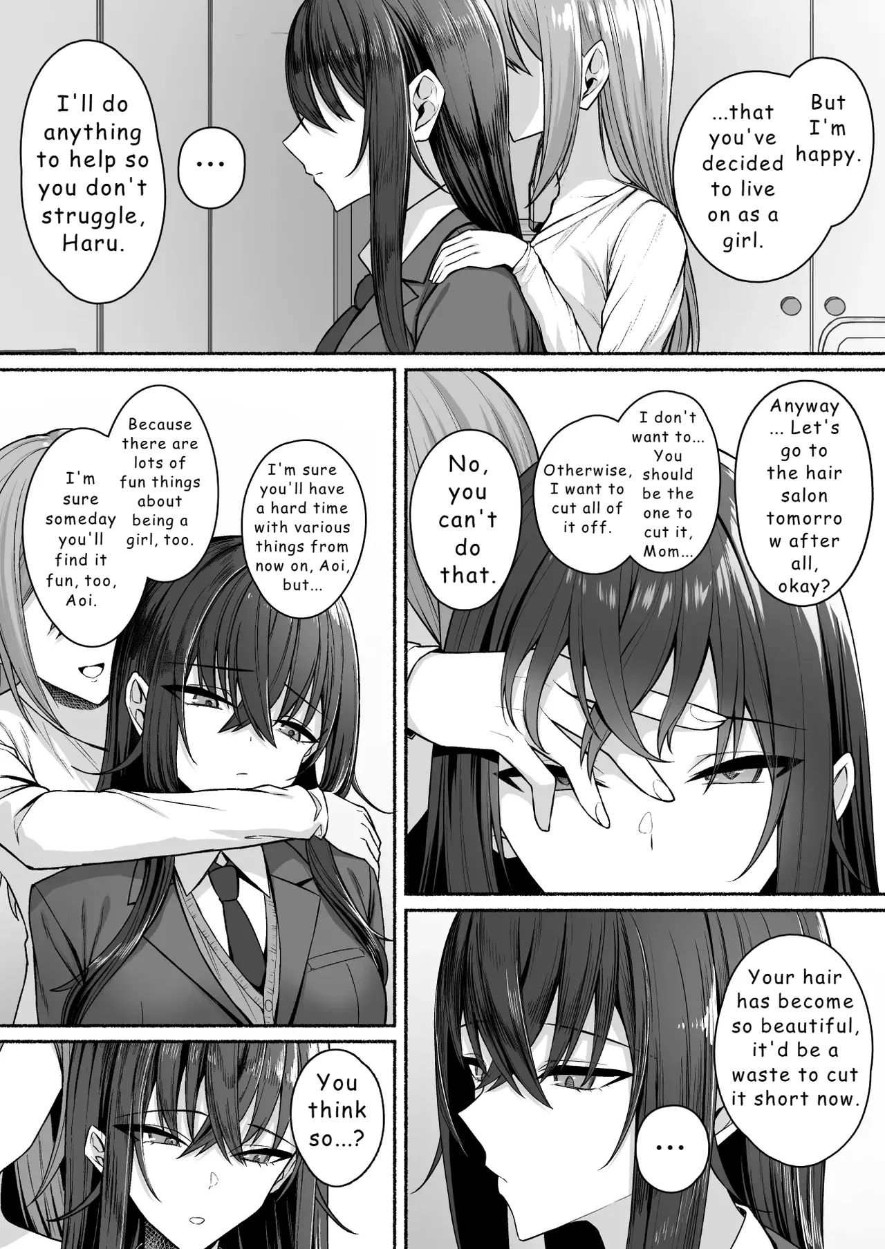 [Potato Usushio]Gal to Boku ga Seibetsu Gyakuten Mesu ni Mezameru Boku[English] [Hydranoid] Page 9