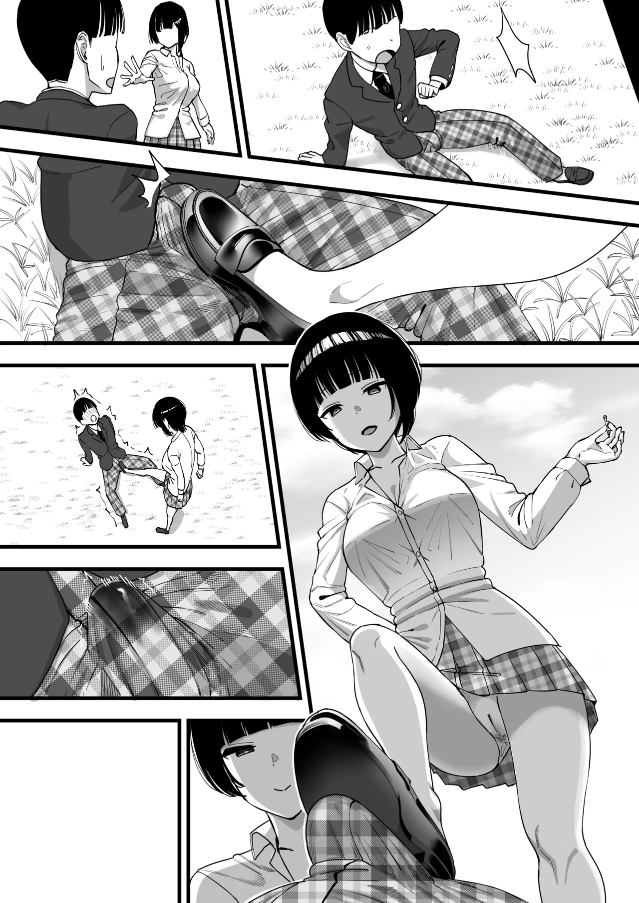 [Take Shinshi]Boku o Mamotte Kureta Tanomoshii Osananajimi, Makeru | My Strong Childhood Friend Who Always Protected Me… Loses[English] [Fated Circle] Page 9