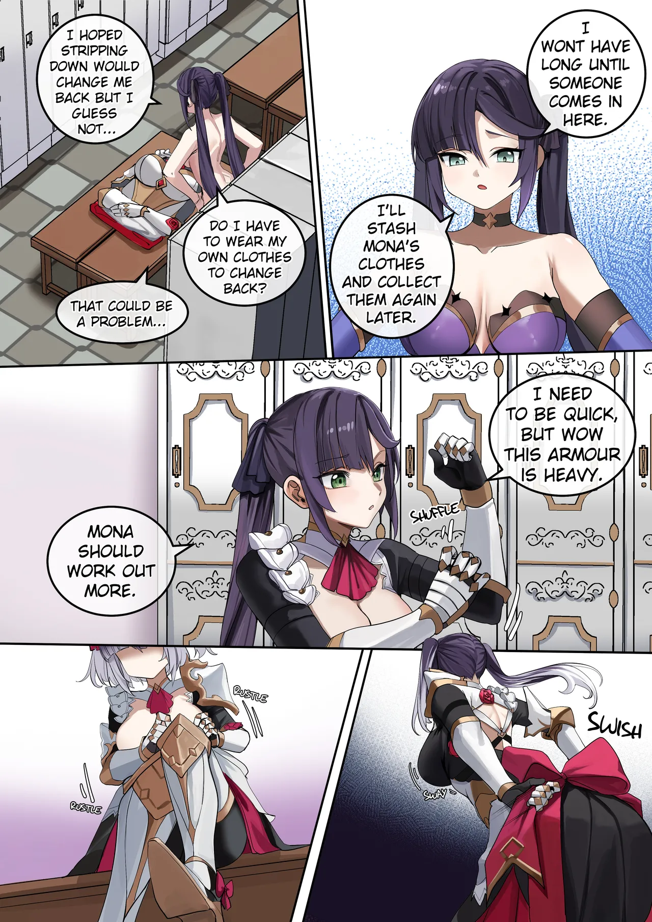 [Kawaii Tsunaho (dvdraw)]Crossdressing(Genshin Impact) [English] Page 17