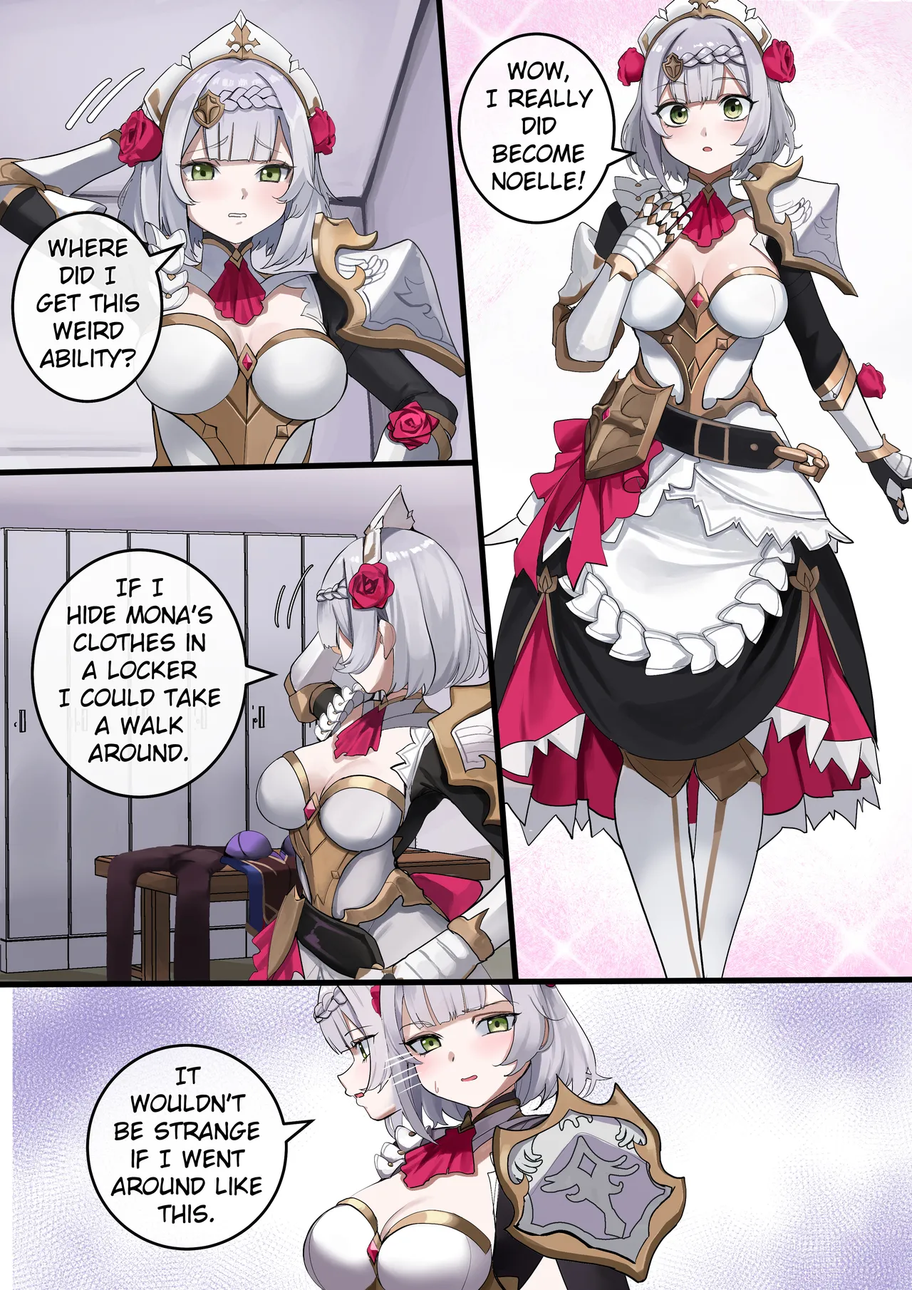 [Kawaii Tsunaho (dvdraw)]Crossdressing(Genshin Impact) [English] Page 18
