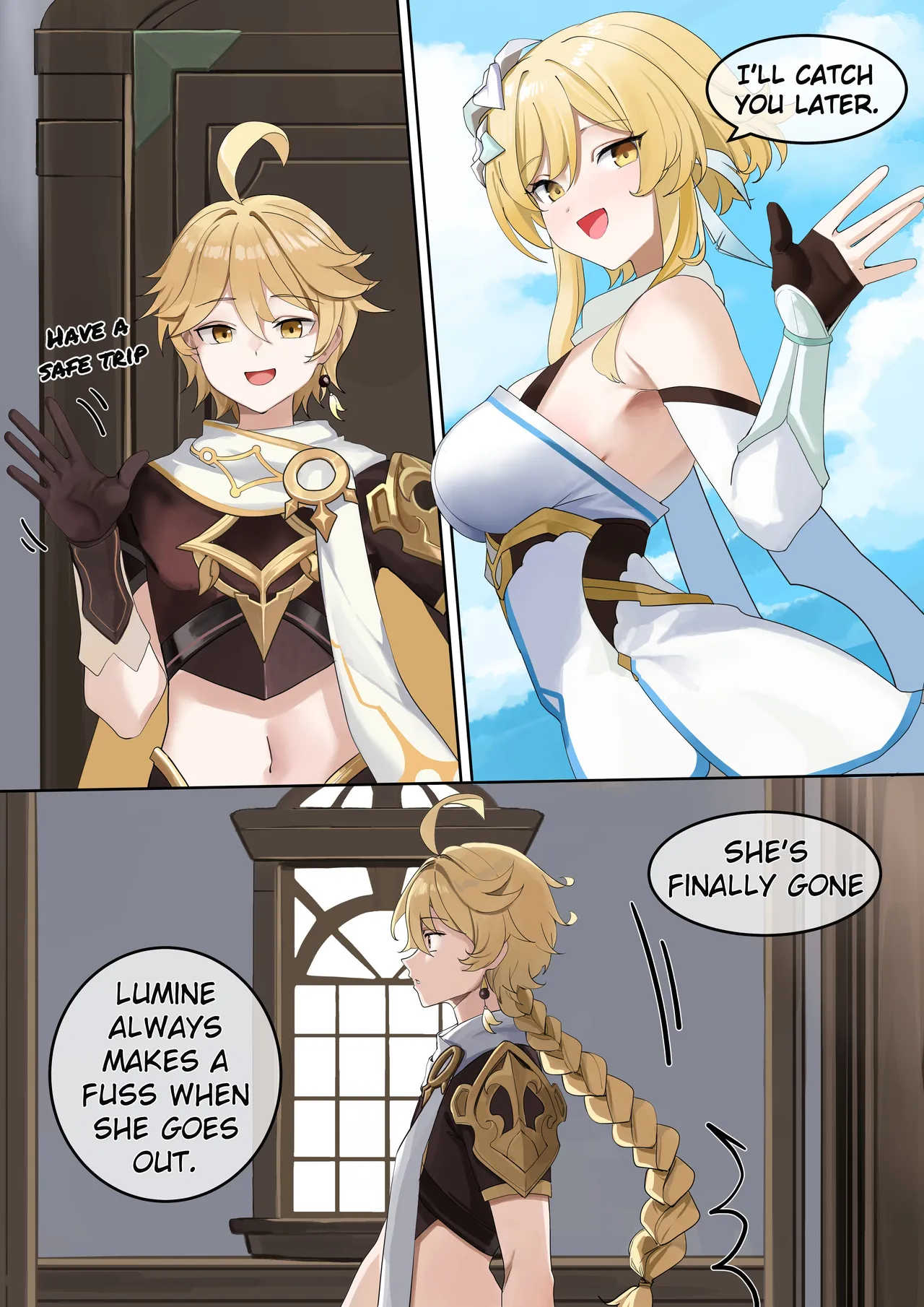 [Kawaii Tsunaho (dvdraw)]Crossdressing(Genshin Impact) [English] Page 2