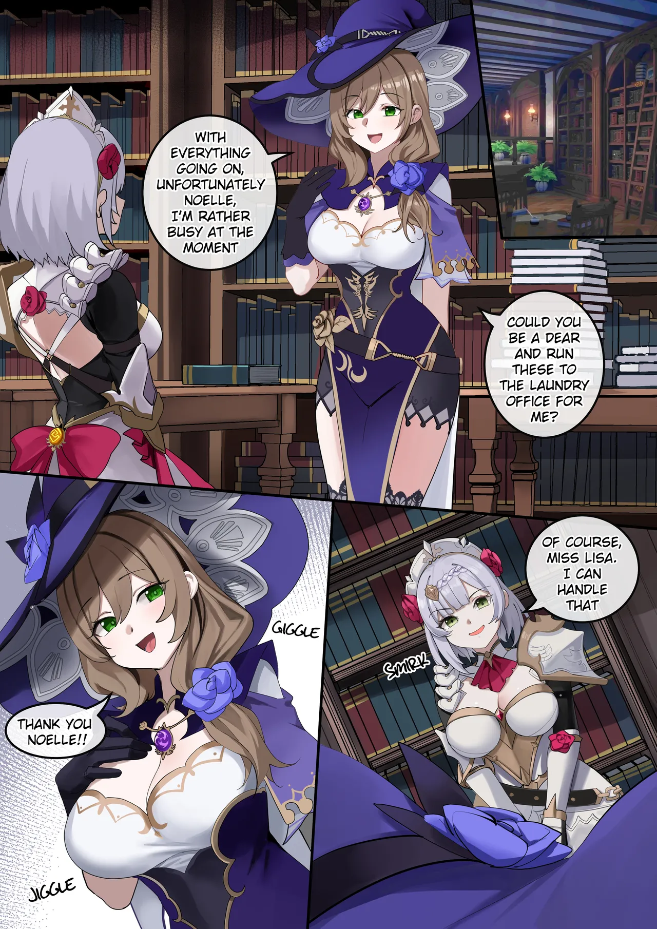 [Kawaii Tsunaho (dvdraw)]Crossdressing(Genshin Impact) [English] Page 23