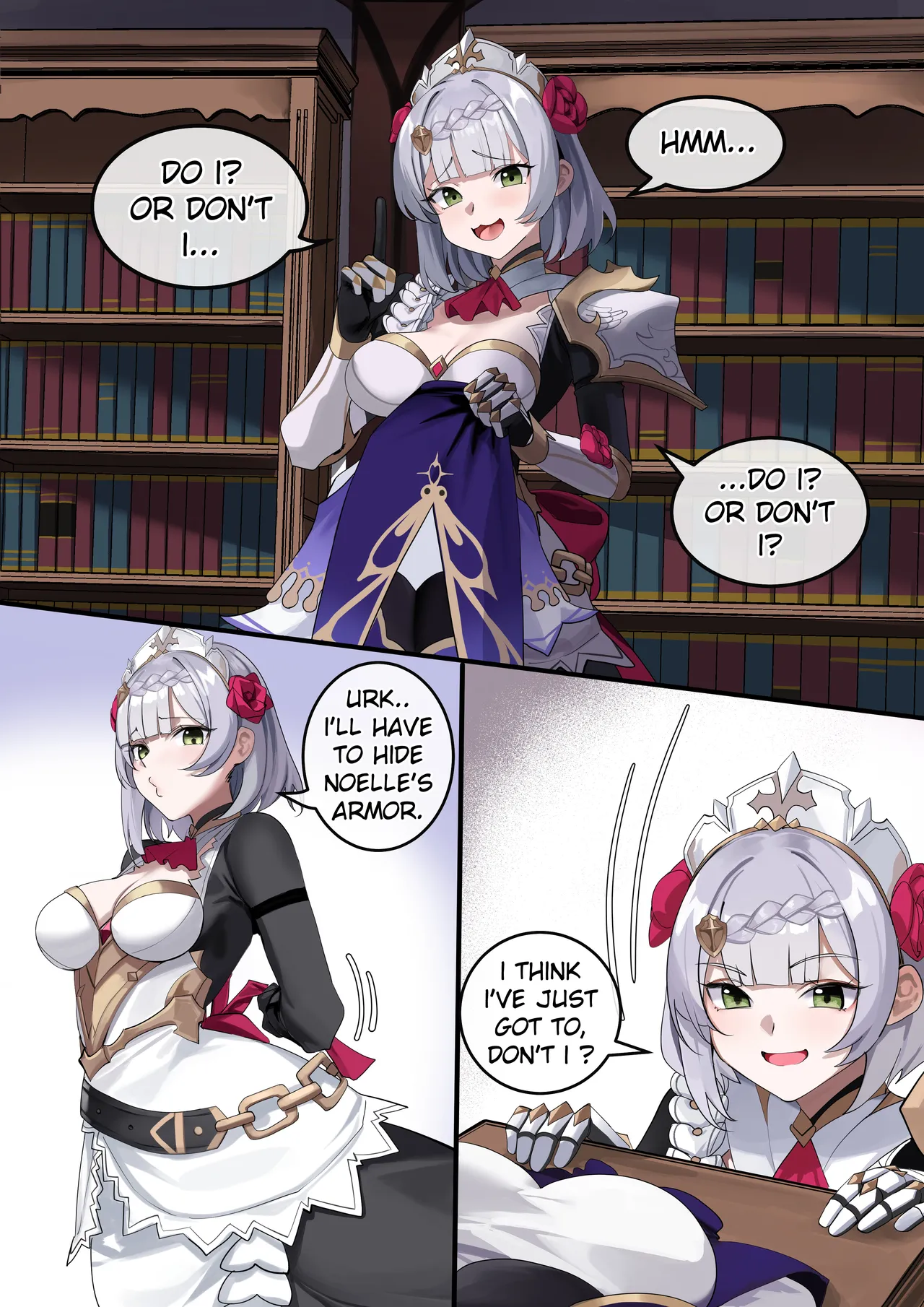 [Kawaii Tsunaho (dvdraw)]Crossdressing(Genshin Impact) [English] Page 25