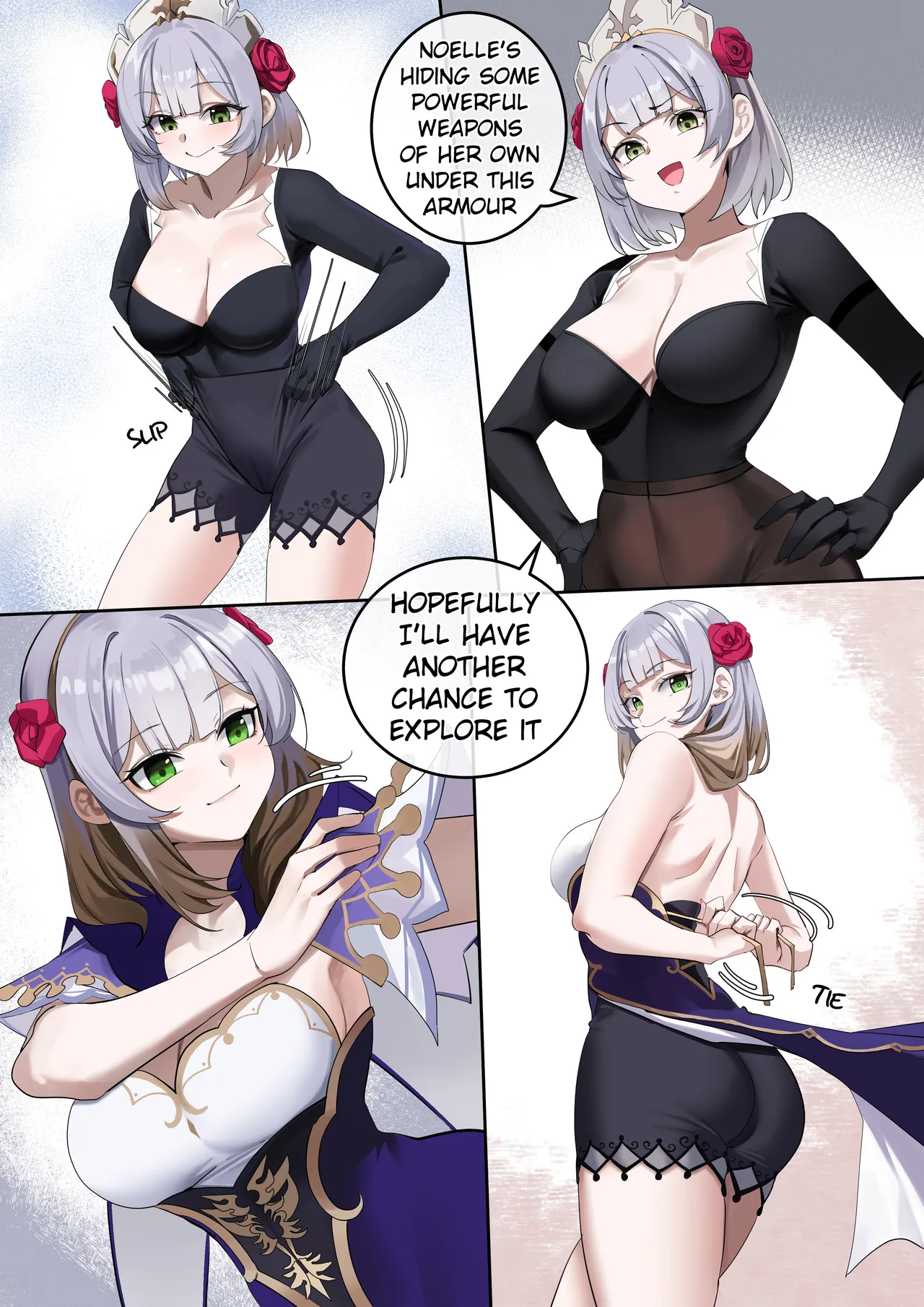 [Kawaii Tsunaho (dvdraw)]Crossdressing(Genshin Impact) [English] Page 26