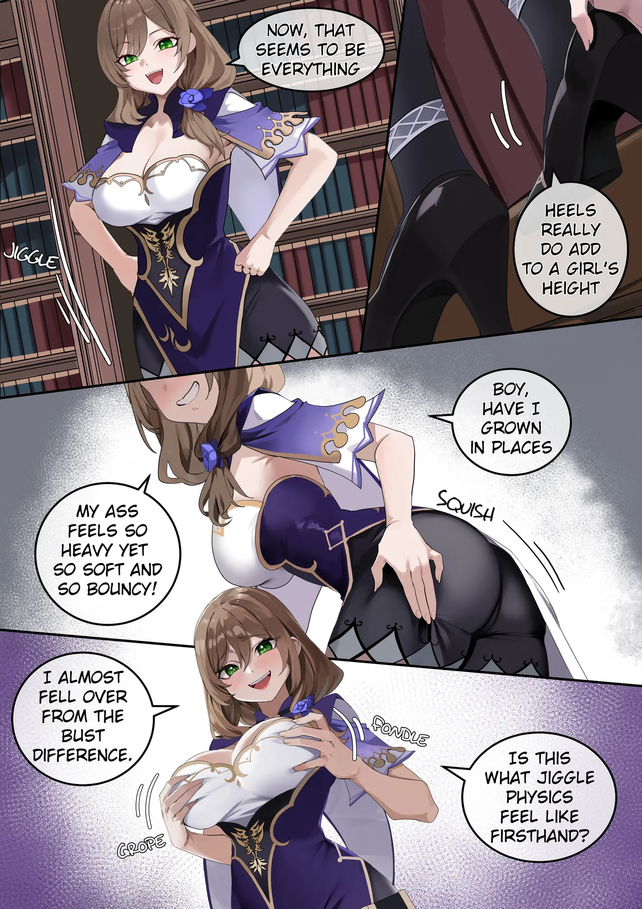 [Kawaii Tsunaho (dvdraw)]Crossdressing(Genshin Impact) [English] Page 28