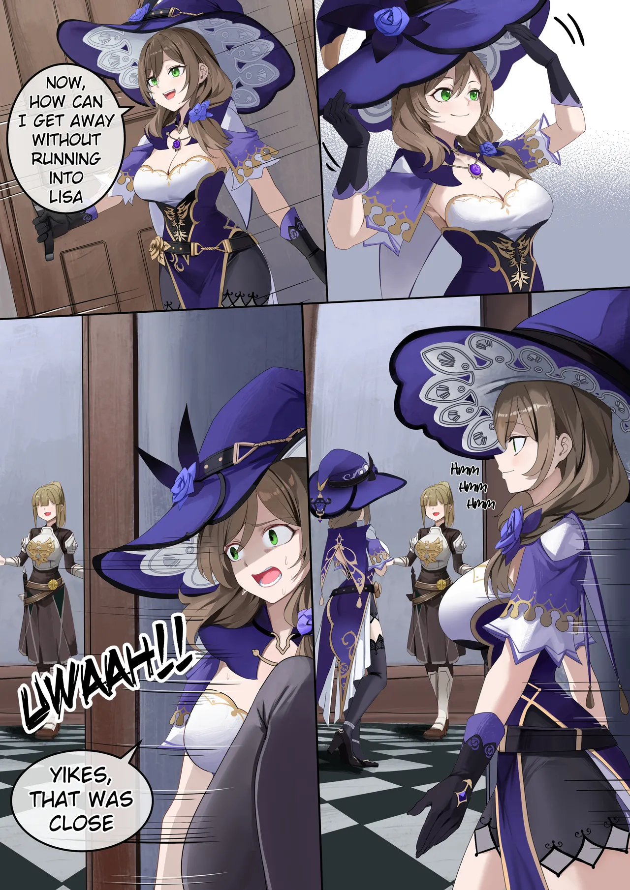 [Kawaii Tsunaho (dvdraw)]Crossdressing(Genshin Impact) [English] Page 34