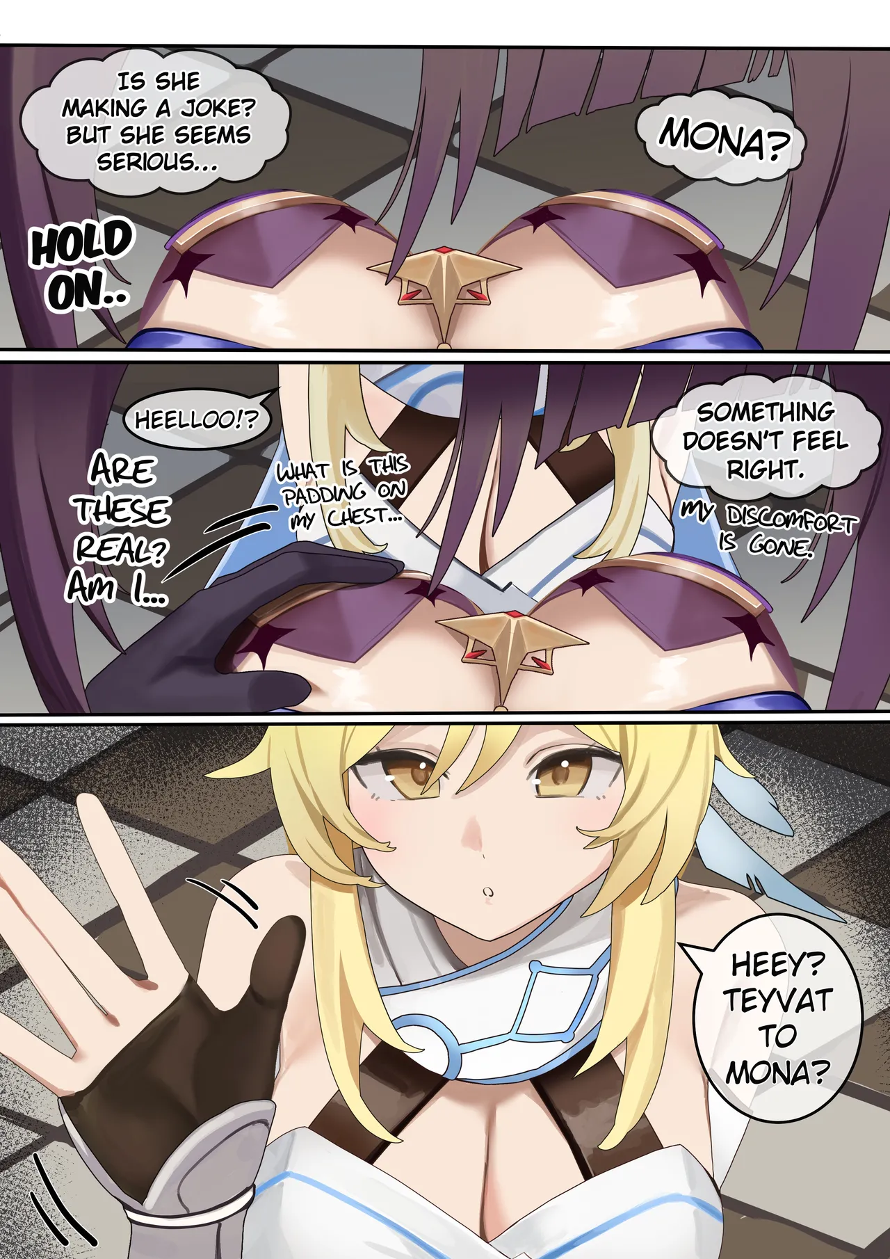 [Kawaii Tsunaho (dvdraw)]Crossdressing(Genshin Impact) [English] Page 6