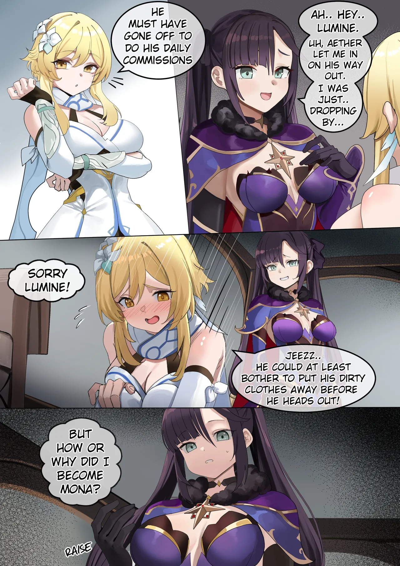 [Kawaii Tsunaho (dvdraw)]Crossdressing(Genshin Impact) [English] Page 7