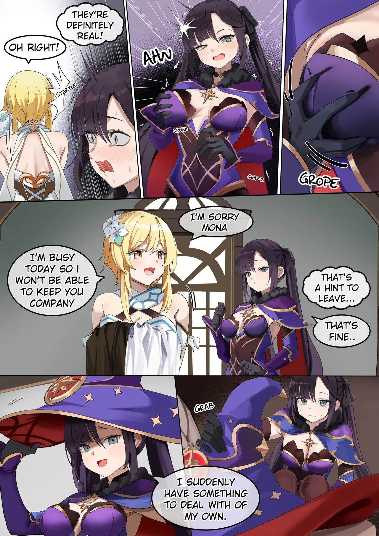 [Kawaii Tsunaho (dvdraw)]Crossdressing(Genshin Impact) [English] Page 8