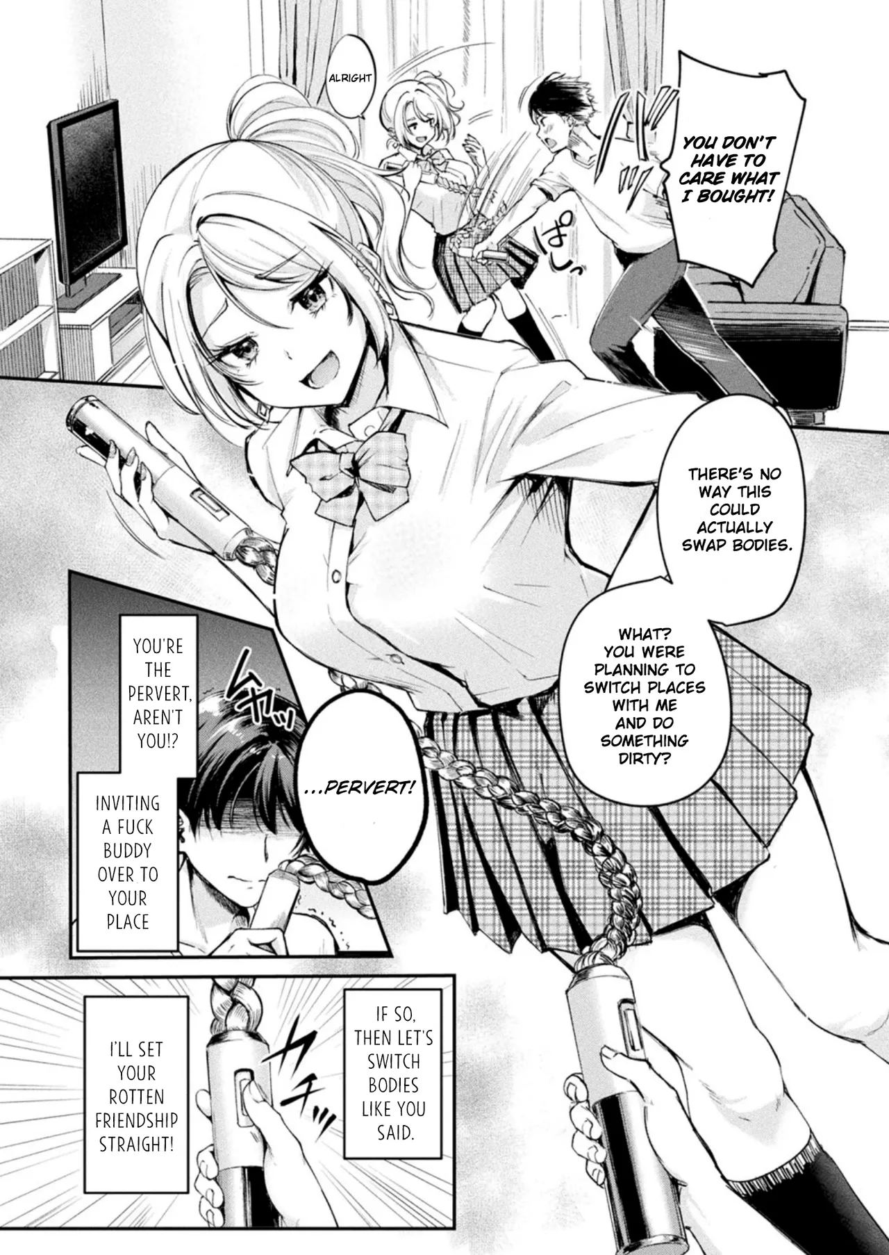 [Regdic]TS Goods Panic ~Iritani Kyoudai no Baai~ | TS Goods Panic ~The Case of the Iriya's Siblings~(COMIC Unreal 2025-08 Vol. 116) [English] [Digital] Page 4