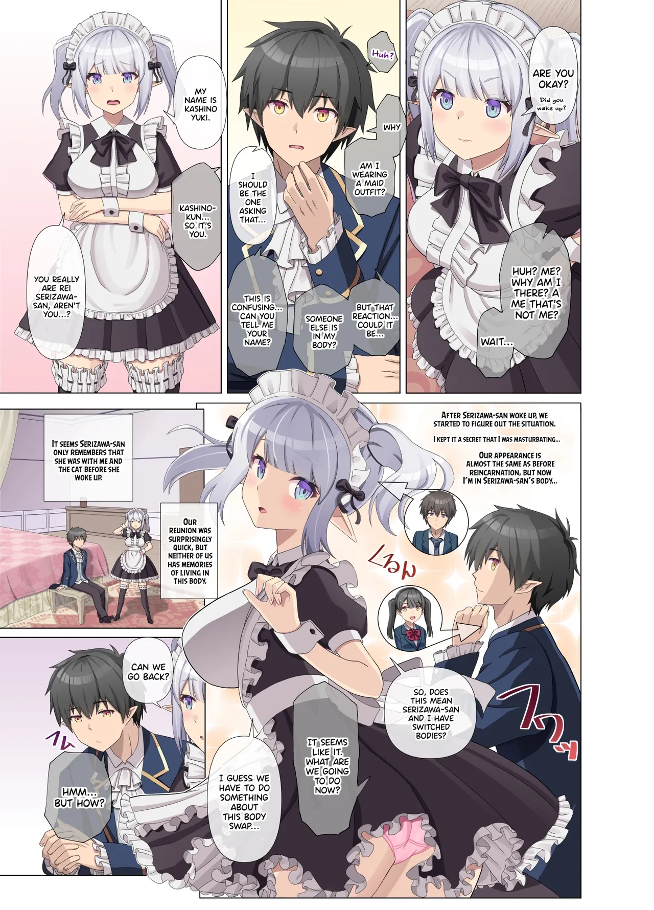 [Kinari Anko (Kinari An)]TS Tensei Shitara Akogare no Onnanoko datta "Maid na Boku wa Mechakucha ni Saretai" | When I Reincarnated as the Girl I Liked: "As a Maid, I Want to Be Completely Messed Up"[English] Page 9