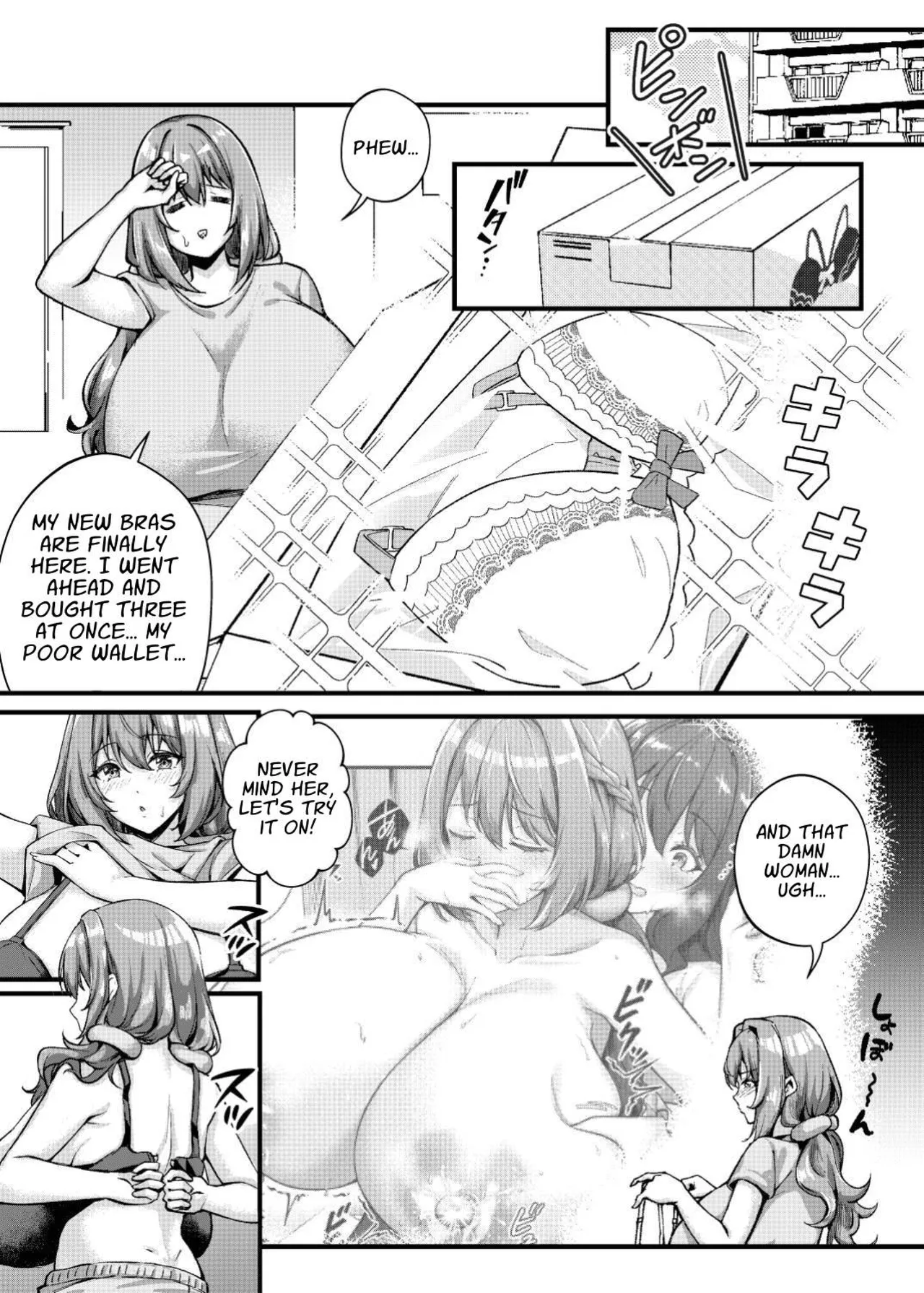 [Kannko Bokujyo (Kannko)]Choubakunyuu de Bonyuu Taishitsu no Watashi to Bakunyuu Daisuki Hentai Baito Senshi no Kusareen | Mega Busty Breastmilk Constitution Me & My Long-Term "Relationship" with a Boob-Obsessed Part Timer[English] [APA] Page 14
