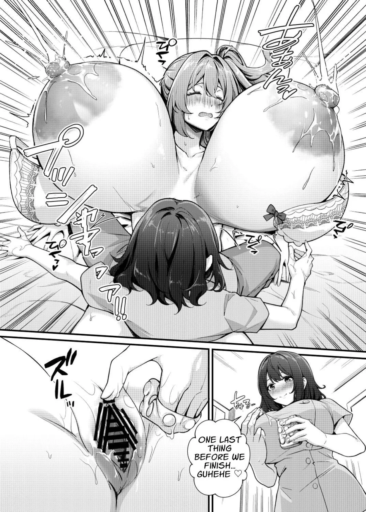 [Kannko Bokujyo (Kannko)]Choubakunyuu de Bonyuu Taishitsu no Watashi to Bakunyuu Daisuki Hentai Baito Senshi no Kusareen | Mega Busty Breastmilk Constitution Me & My Long-Term "Relationship" with a Boob-Obsessed Part Timer[English] [APA] Page 31