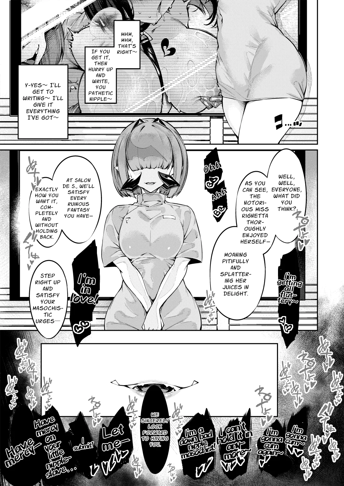 [Watashi ga Ichiban Kawaii (iapoc)]Chikubi Zeme Les Esthe ni Youkoso | Welcome to Nipple-Attack Lesbian Esthetic Salon[English] [Link-Link] Page 24