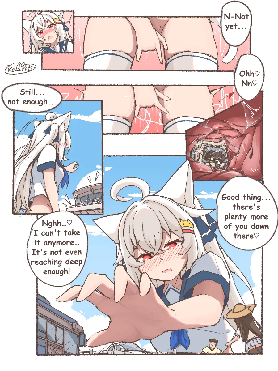 [Kelerst]Kyodai Nekomimi-chan no Machi Asobi | Giant Nekomimi-chan's City Playtime[English] Page 10