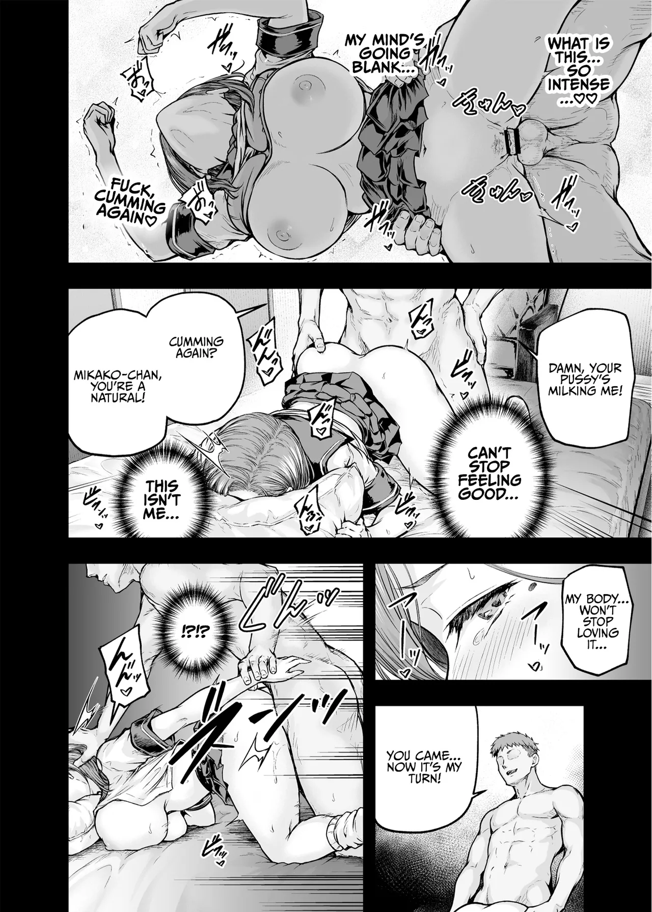 [Sazareito (Ohnaka Ito)]Mama ga Muchuu na Musume no Kareshi 2 - Kono Chinpo wa Kyouikujou Yoroshikunai node Mama ga Shori Shimasu. | Mom's obsessed with her Daughter's Boyfriend 2[English] [SomeGoodHentai] [Digital] Page 24