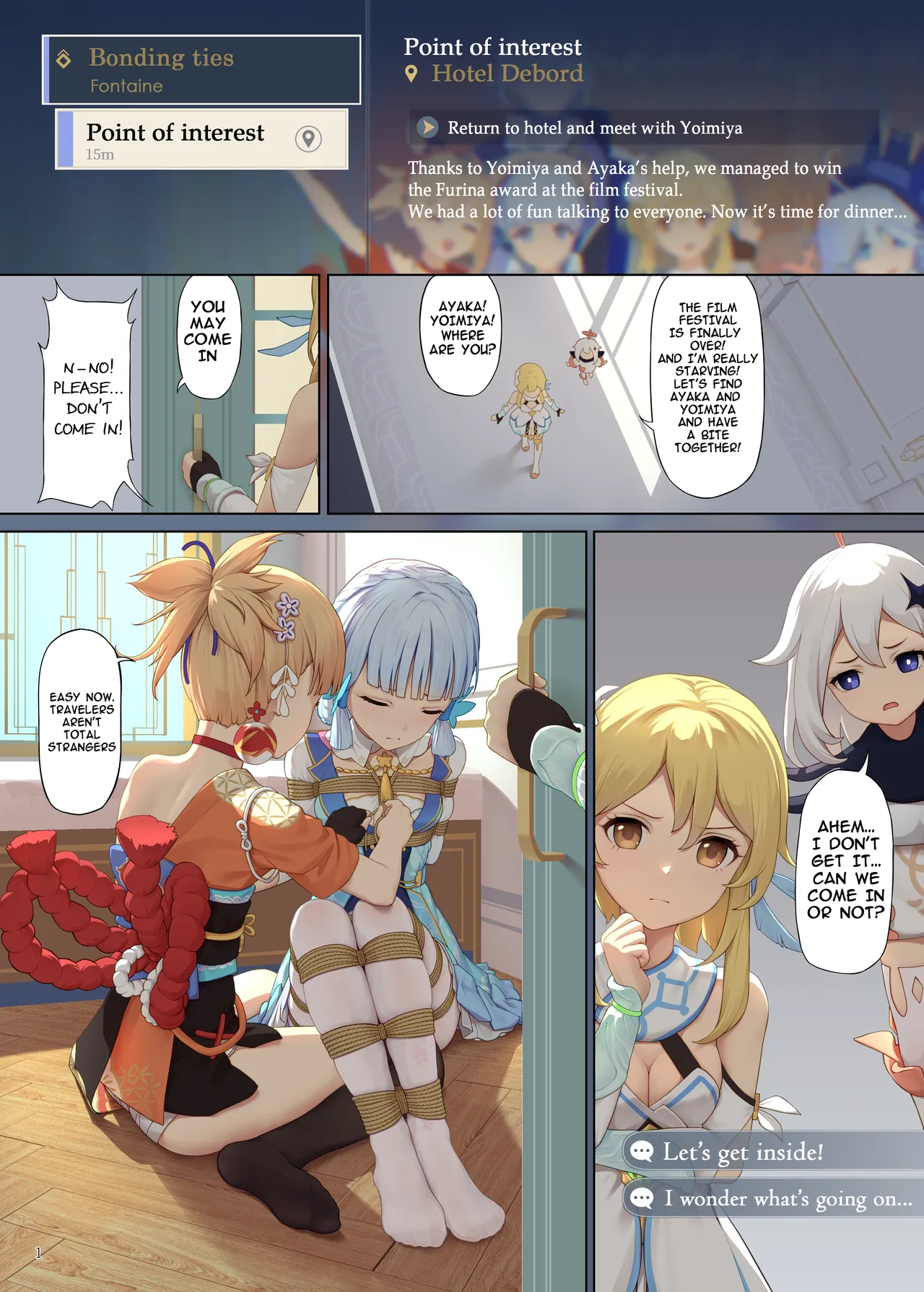[Himitsu]En no Ori Ito(Genshin Impact) [English] Page 1