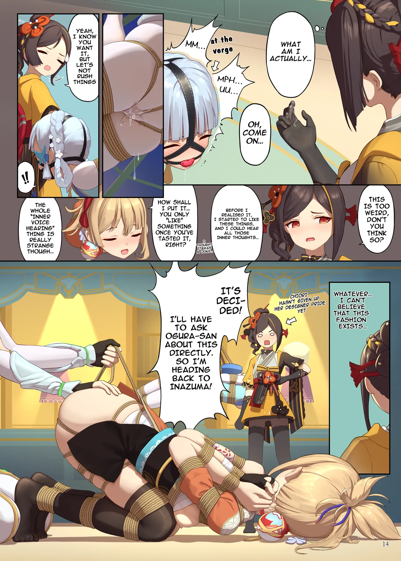 [Himitsu]En no Ori Ito(Genshin Impact) [English] Page 14