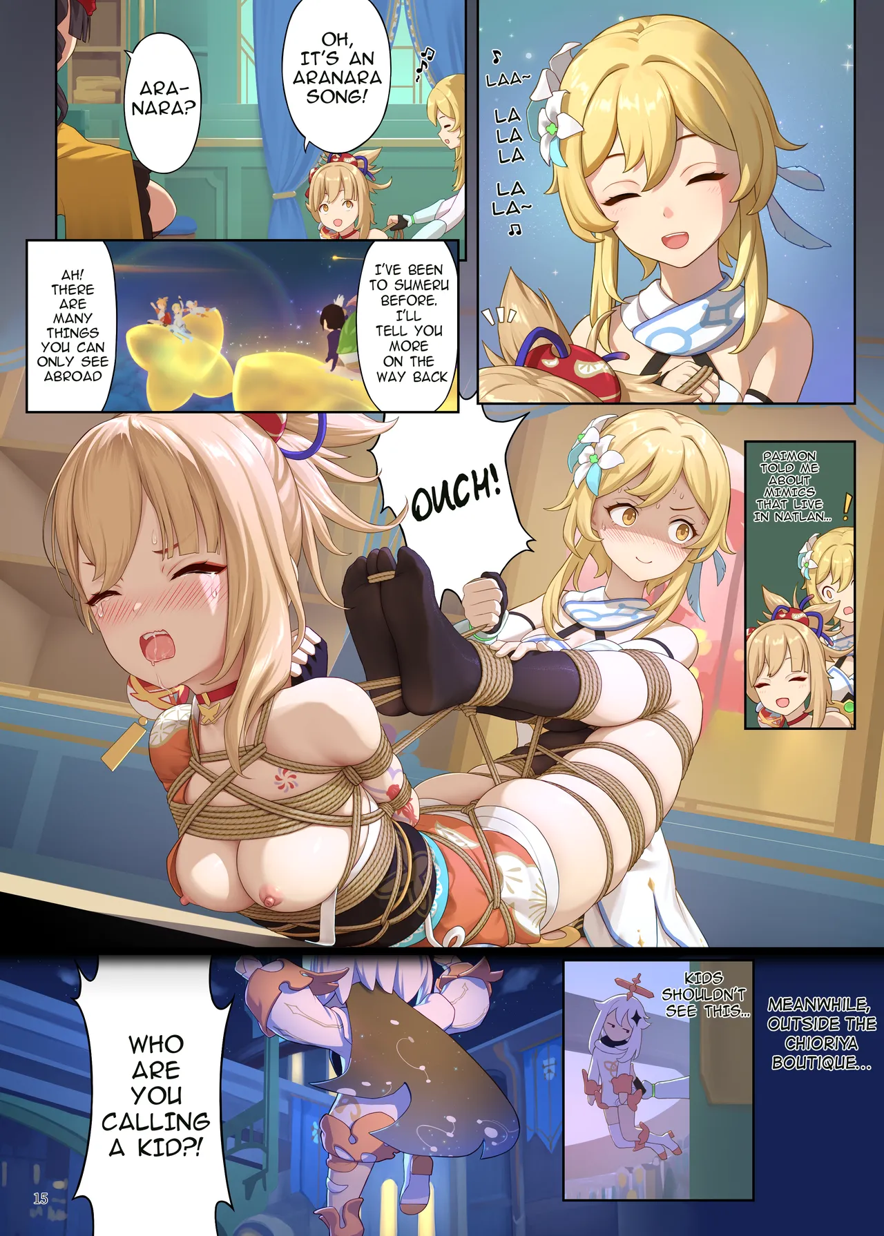 [Himitsu]En no Ori Ito(Genshin Impact) [English] Page 15