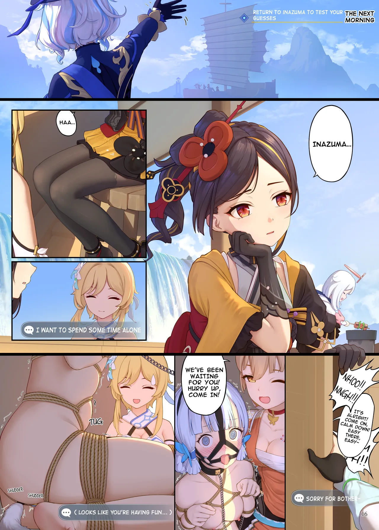 [Himitsu]En no Ori Ito(Genshin Impact) [English] Page 16