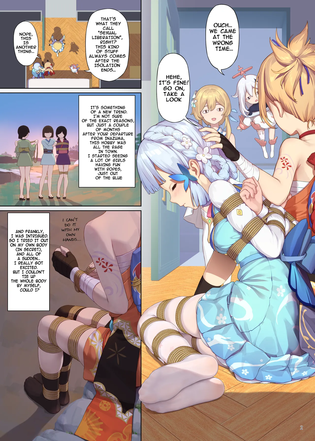 [Himitsu]En no Ori Ito(Genshin Impact) [English] Page 2