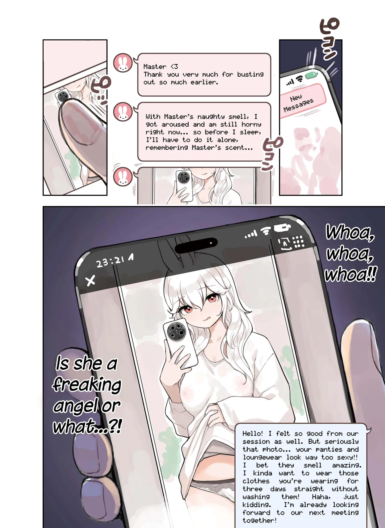 [Fukurasuzume (Sunaba Suzume)]The Handjob Parlor’s Most Popular Kemomimi Girl(Parts 1-3) [English] [Your Deer Friends Black] Page 34