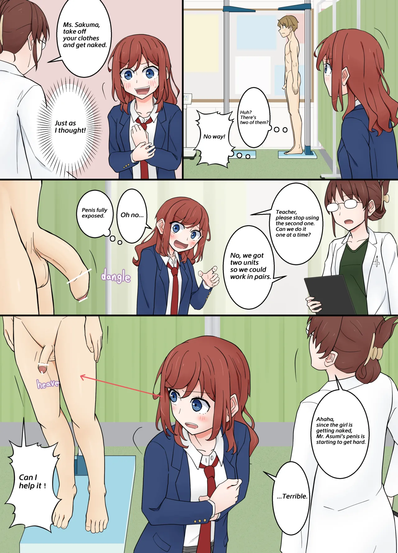 [Nihon Dandy (Matsuno Susumu) Physical examination using two units [English, Japanese] Page 2