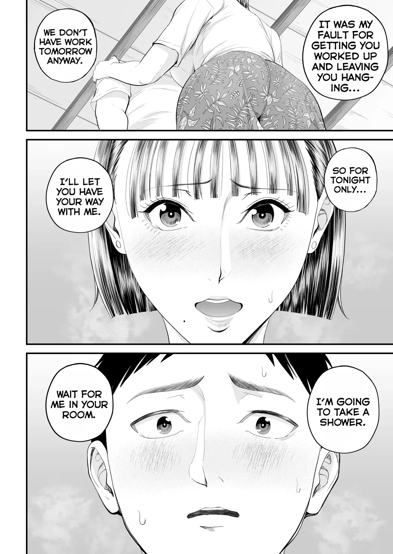[Shiono Kou]Boshi Jouji ~Daisuki na Okaa-san to Konya Majiwaru~ - MOTHER AND SON LOVE AFFAIR | A Mother's Love ~Tonight I Become One With The Mom I Love~[English] [PPanGames] Page 48